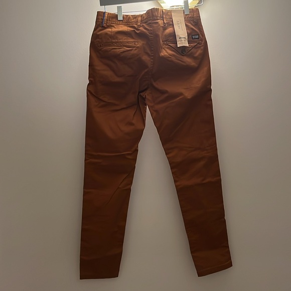 NWT Scotch & Soda Men’s Mott Super-Slim Chino 28/30 color of walnut - Picture 2 of 14